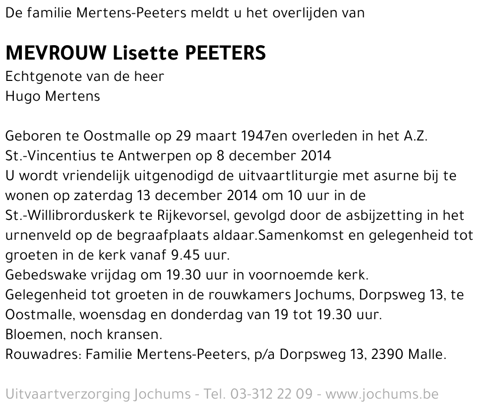 Lisette Peeters