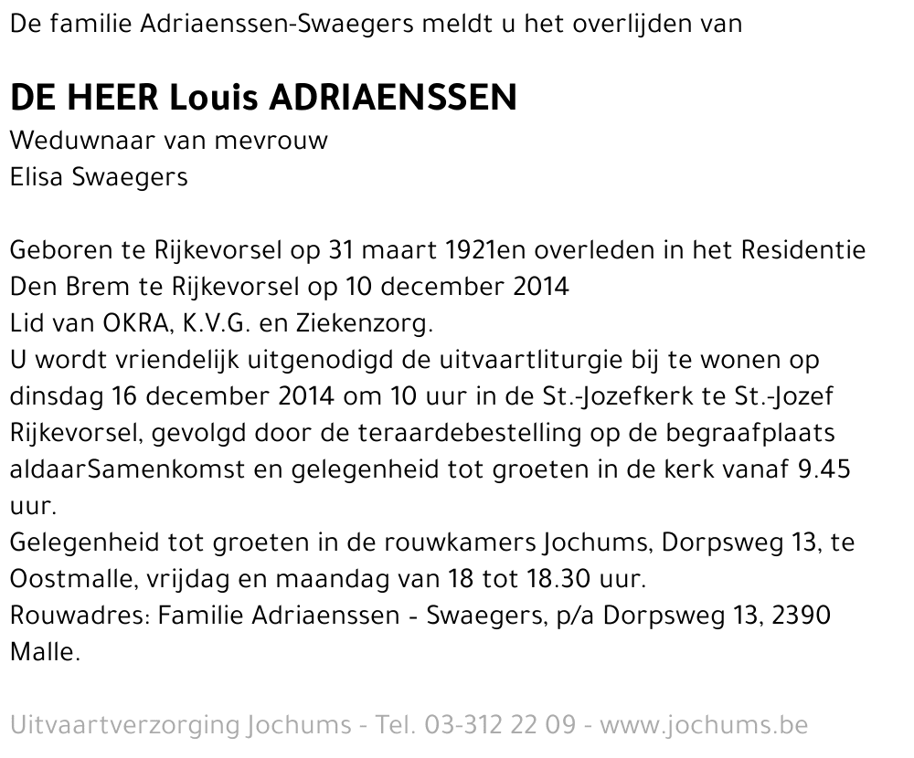 Louis Adriaenssen