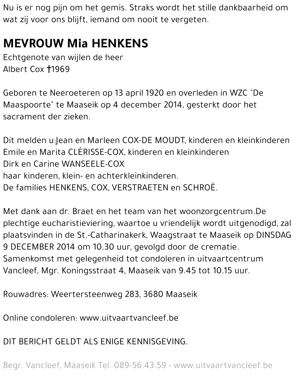 Maria Henkens