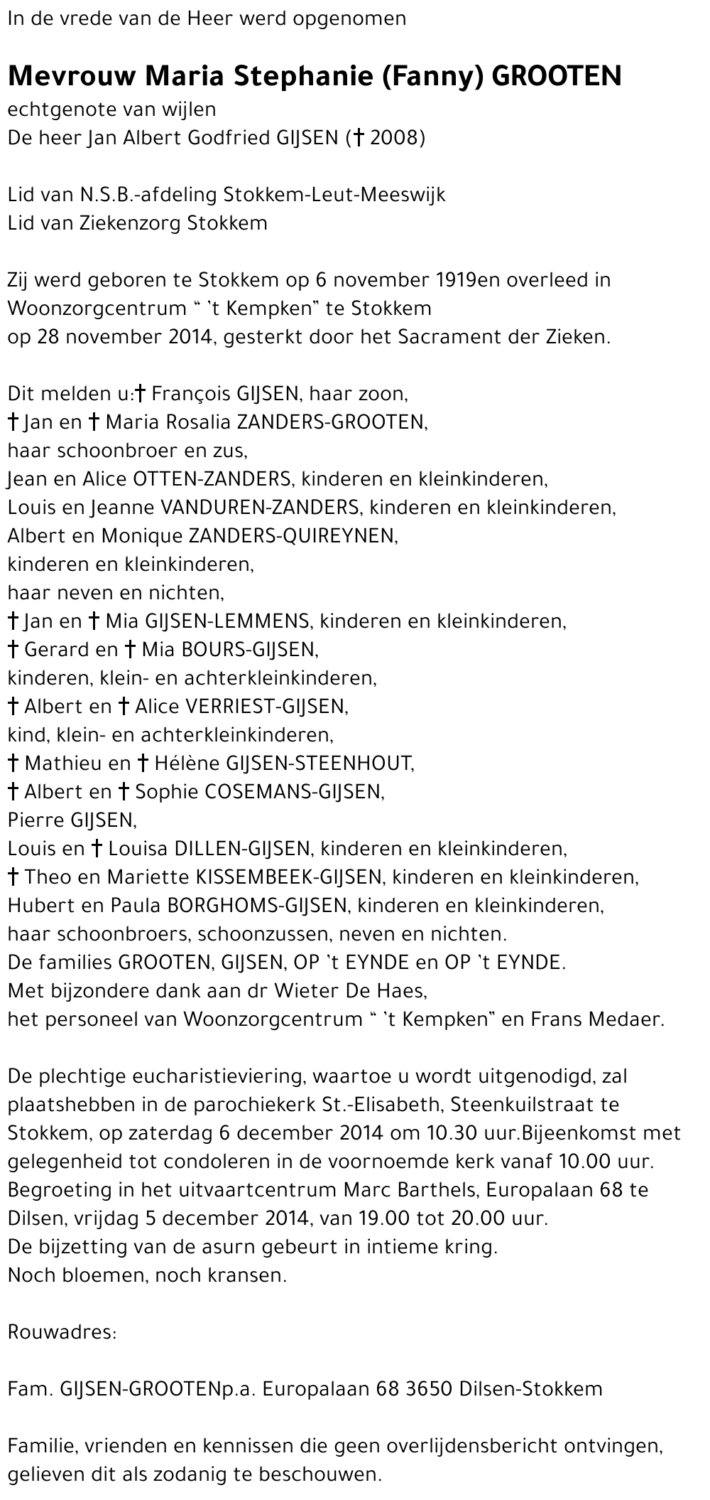 Maria Stephanie Grooten