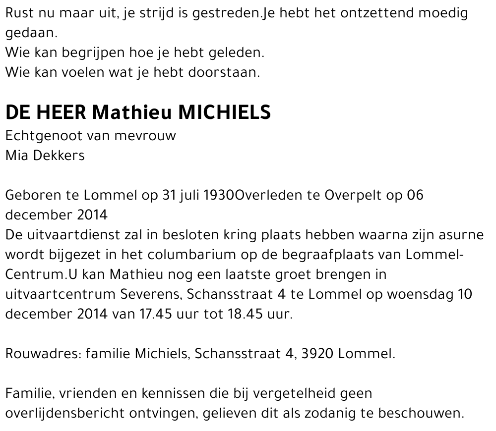 Mathieu Michiels