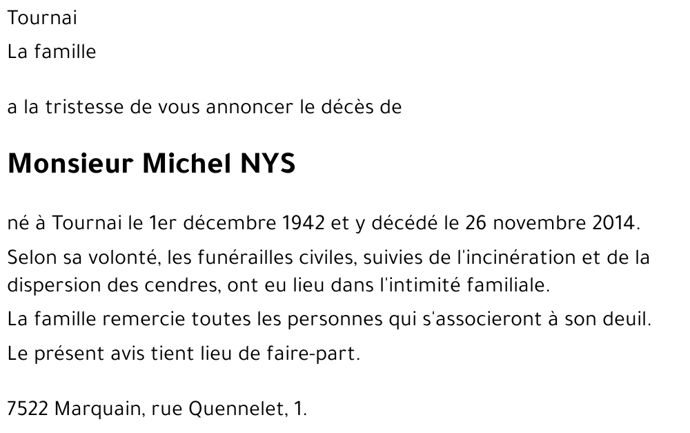 Michel NYS