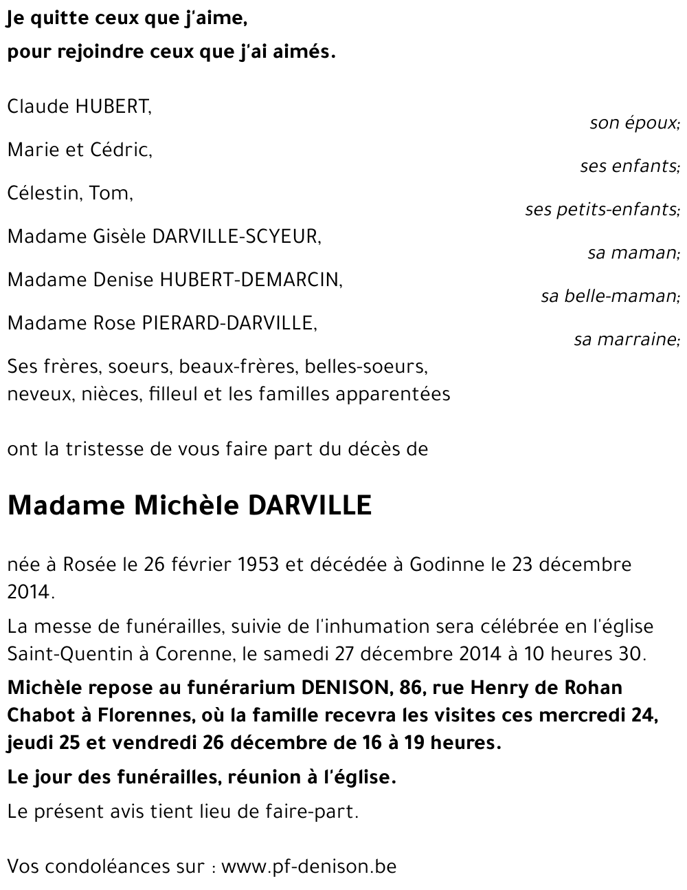 Michèle DARVILLE