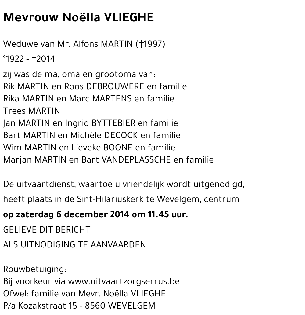 Noëlla VLIEGHE