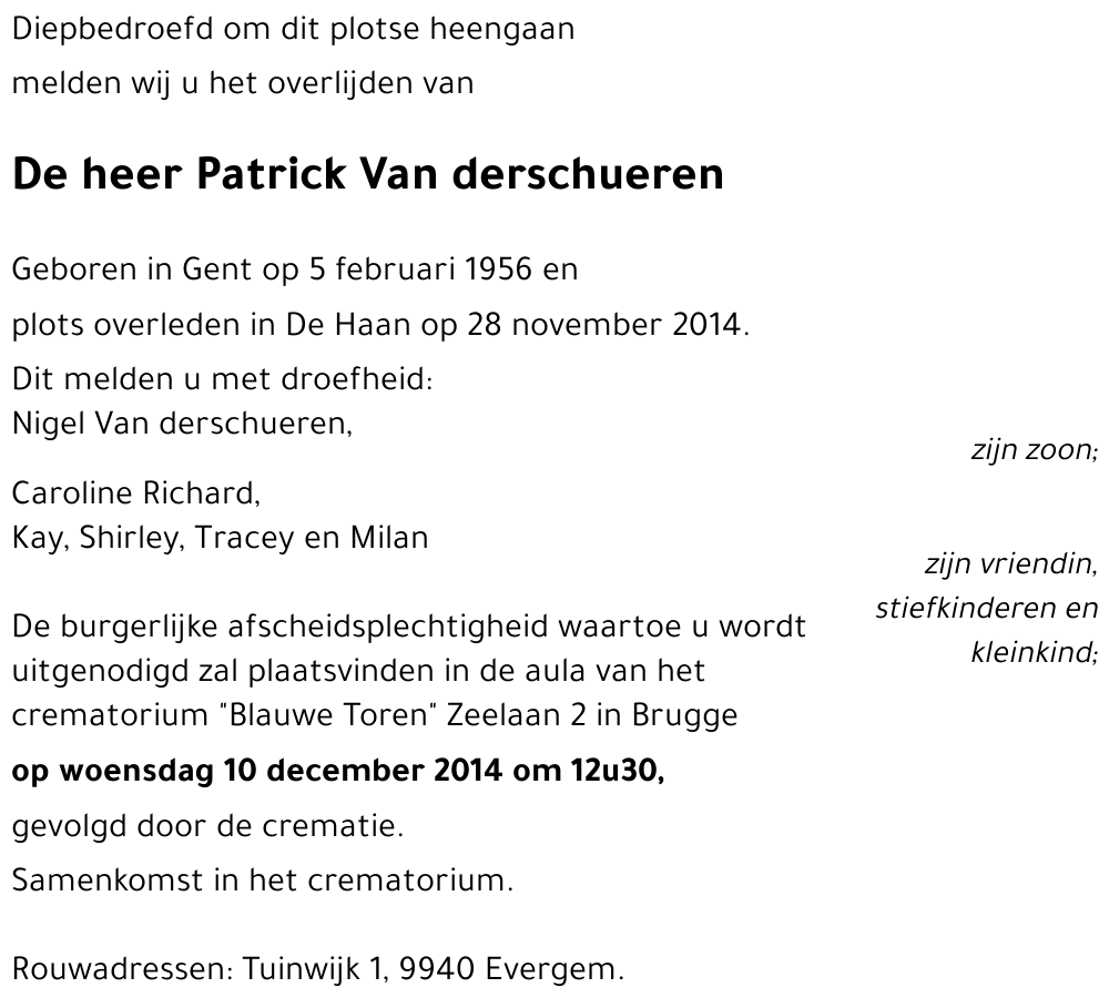 Patrick Van derschueren