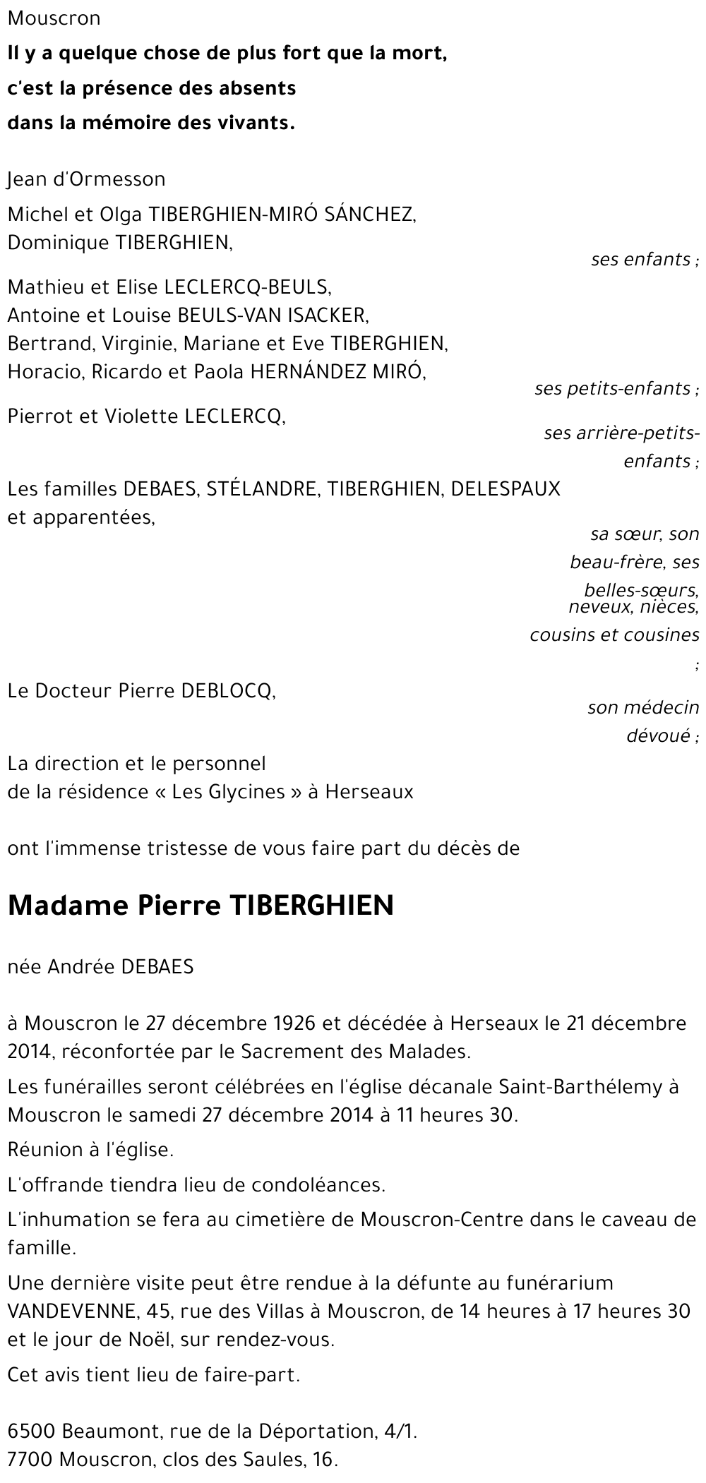 Pierre TIBERGHIEN