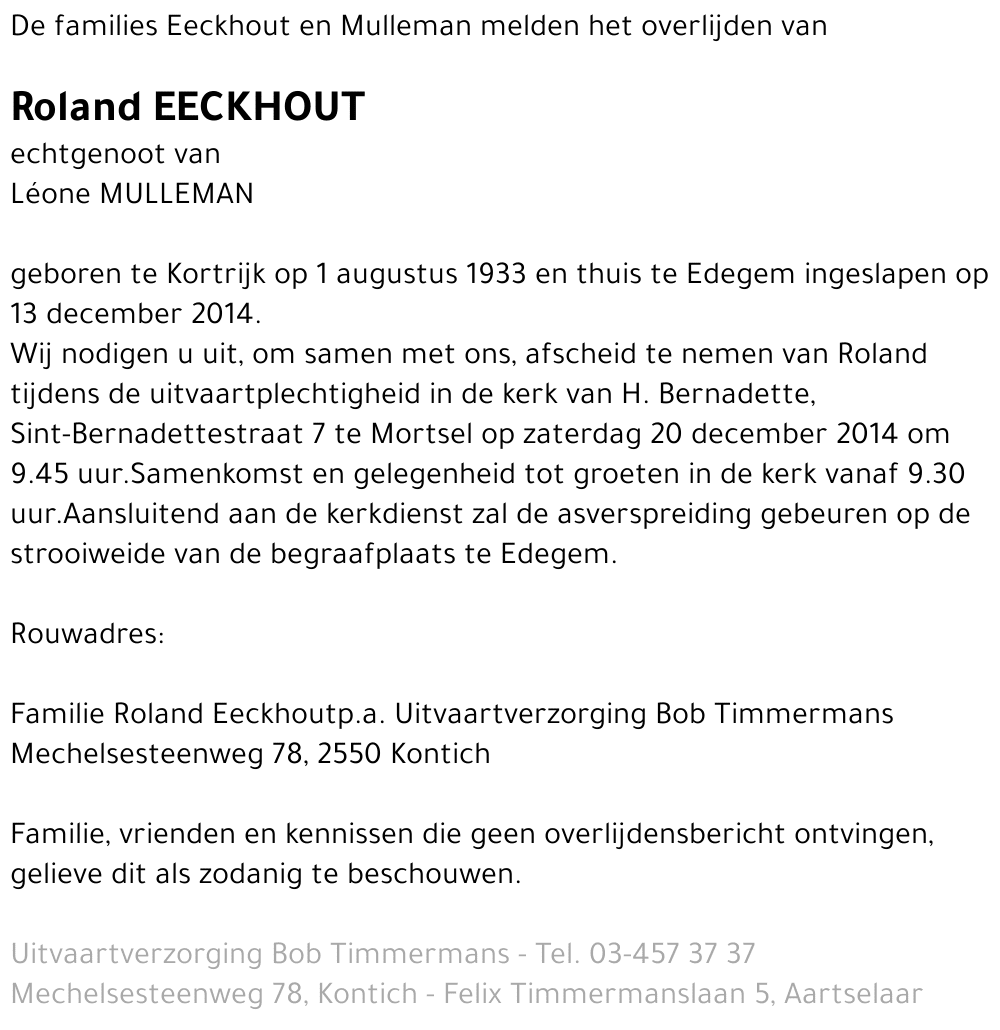 Roland Eeckhout