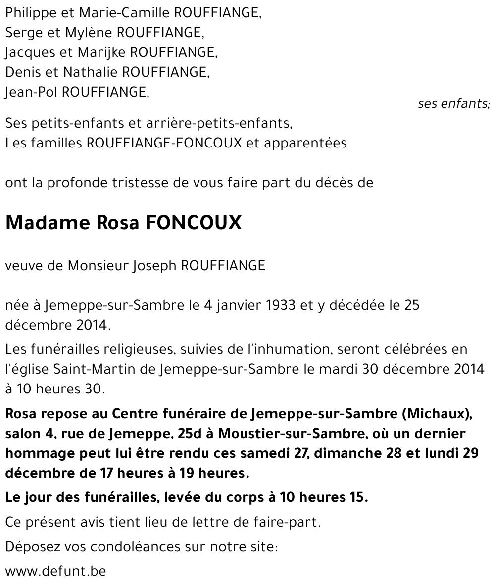 Rosa FONCOUX