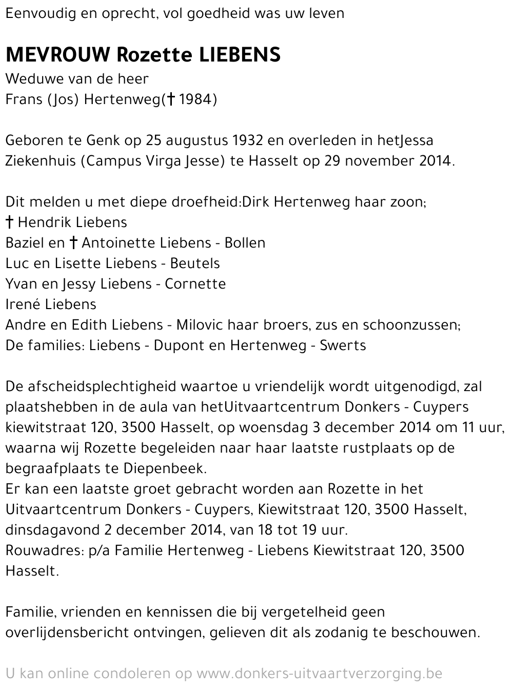Rozette Liebens