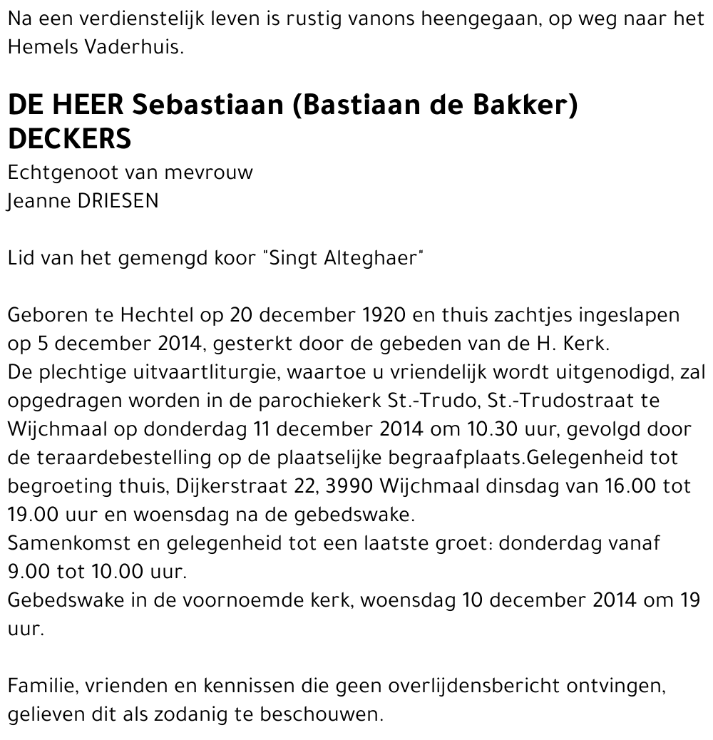 Sebastiaan Deckers
