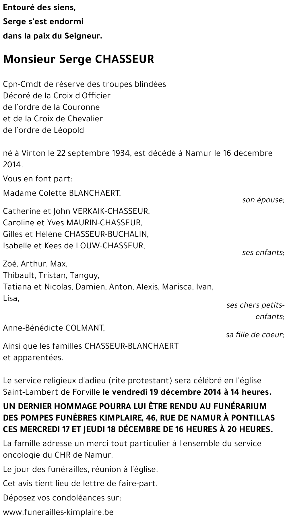 Serge Chasseur