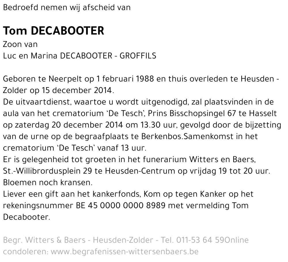 Tom Decabooter