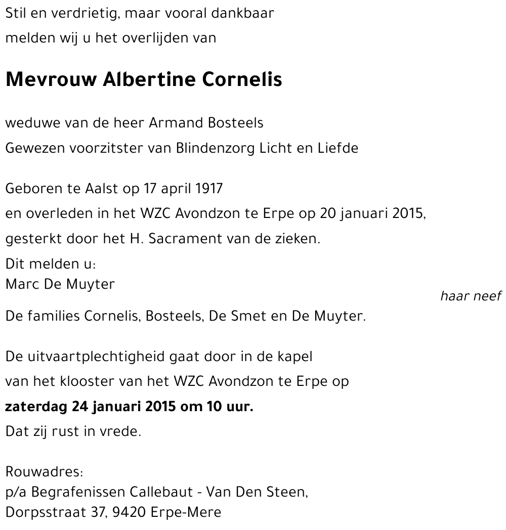 Albertine Cornelis