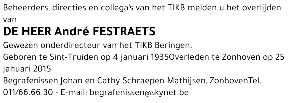 André Festraets