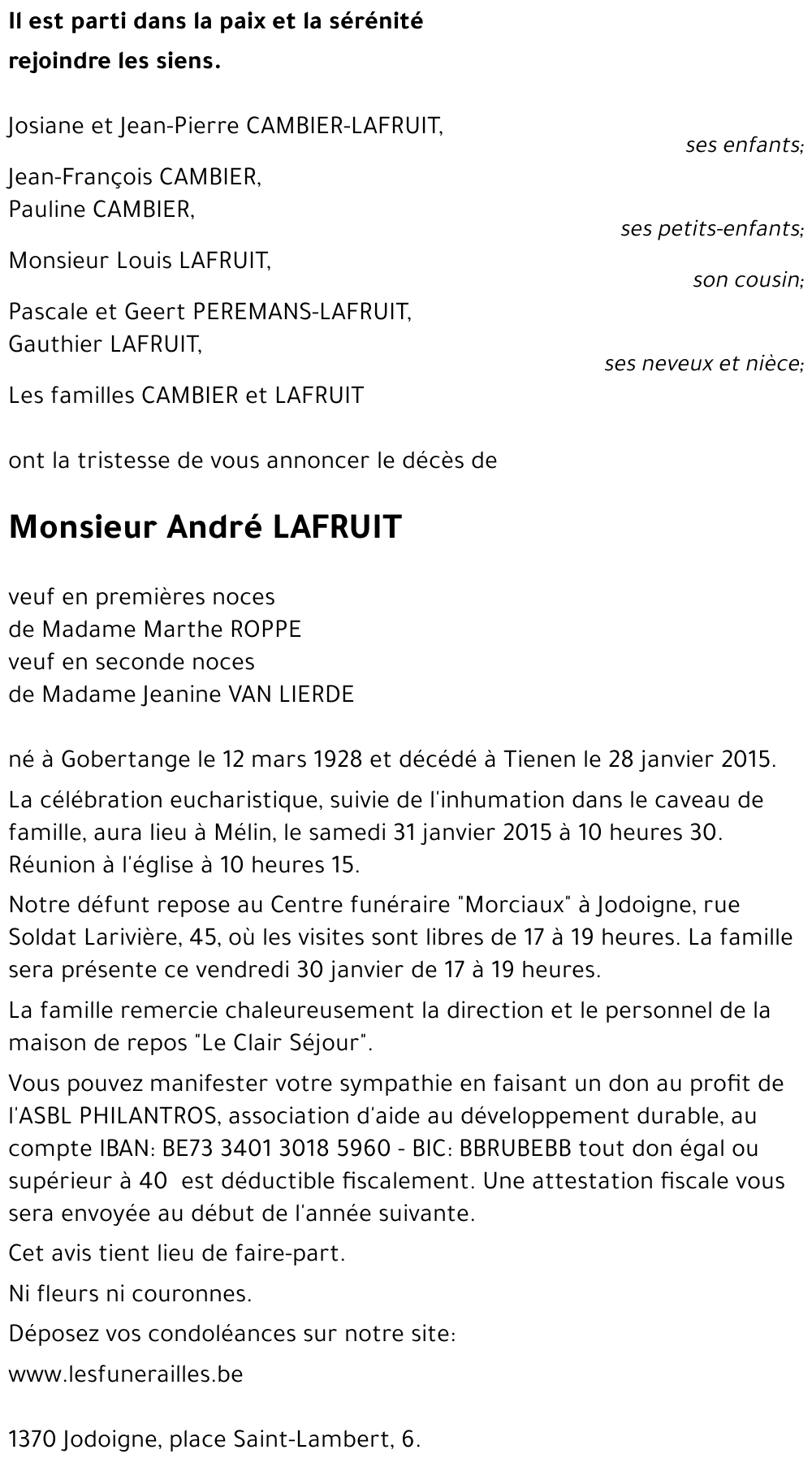 André LAFRUIT