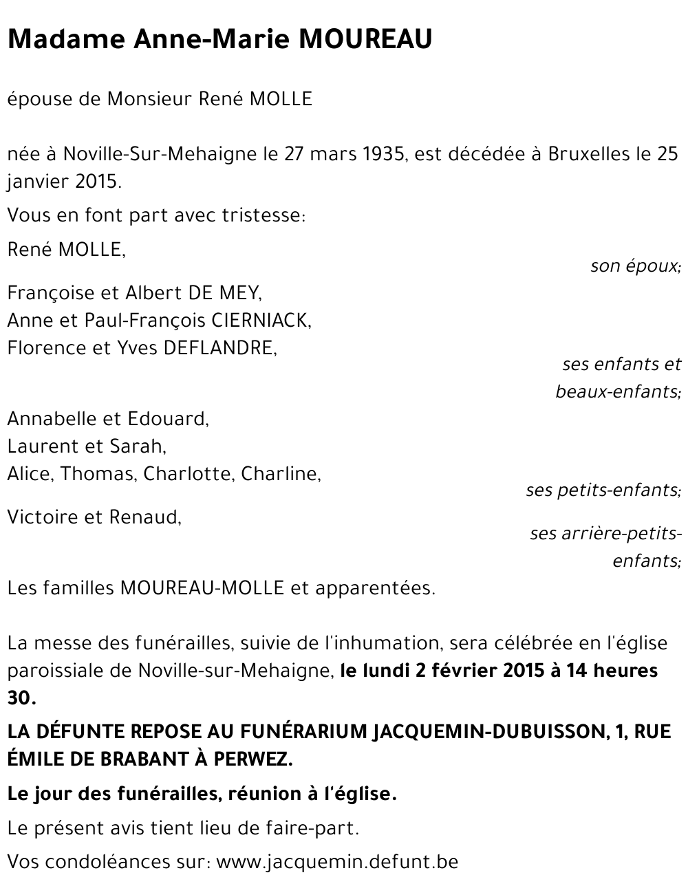 Anne-Marie MOUREAU