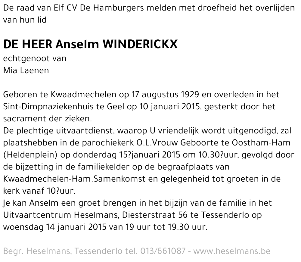 Anselm Winderickx