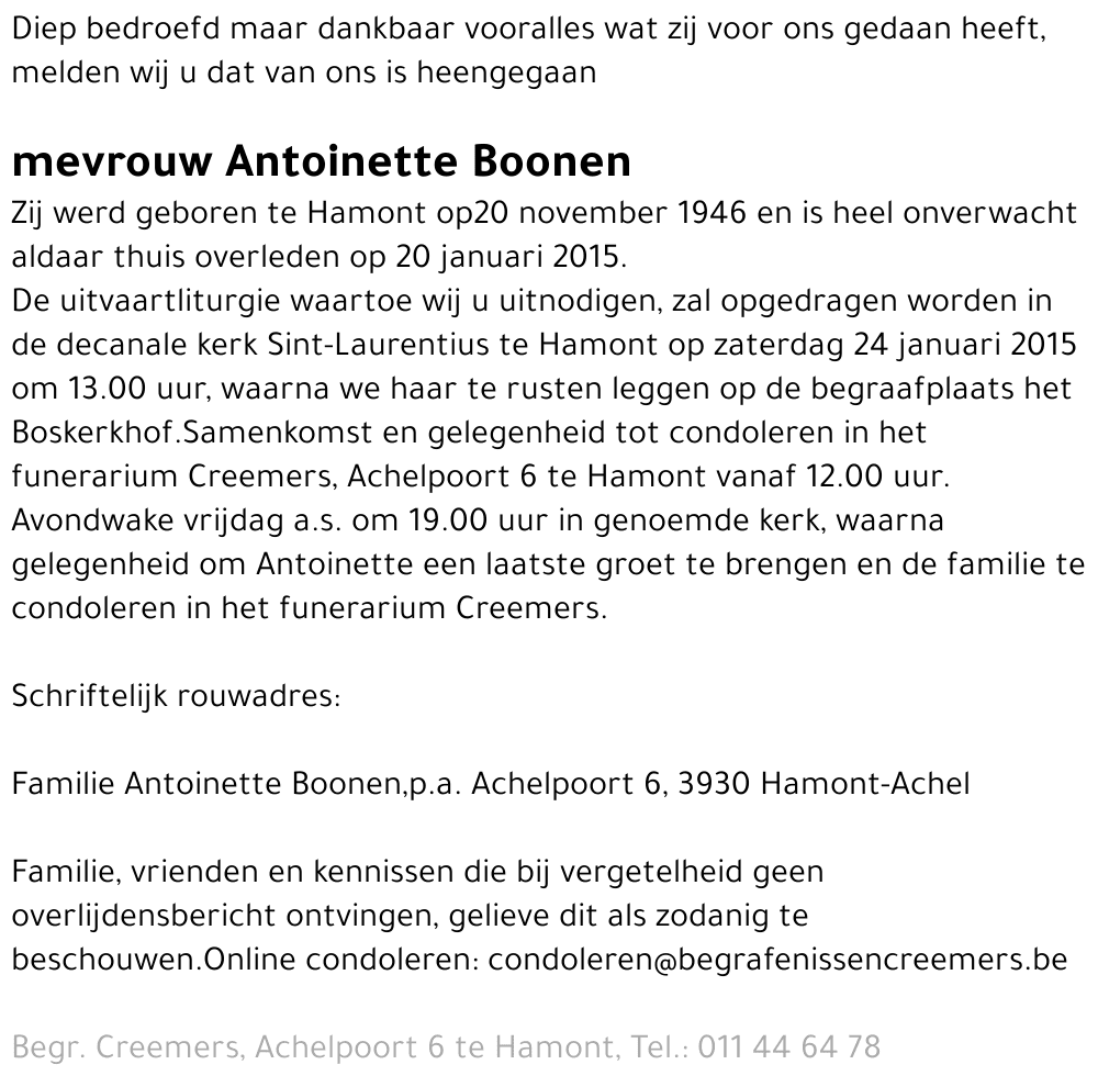 Antoinette Boonen