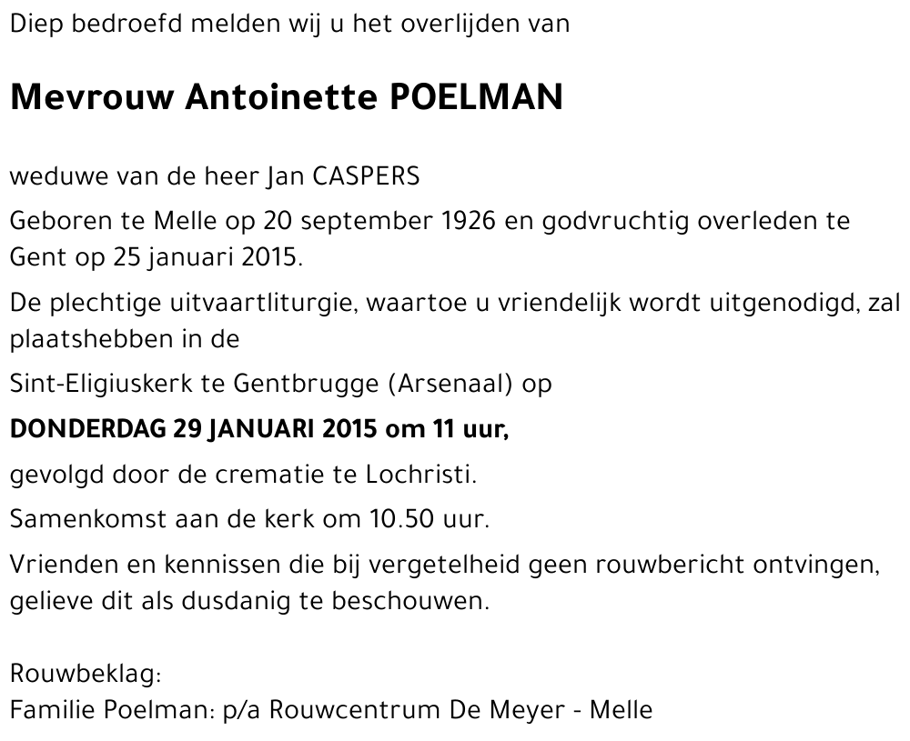 Antoinette POELMAN
