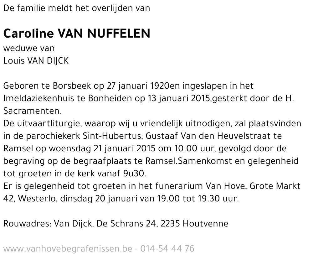 Caroline Van Nuffelen