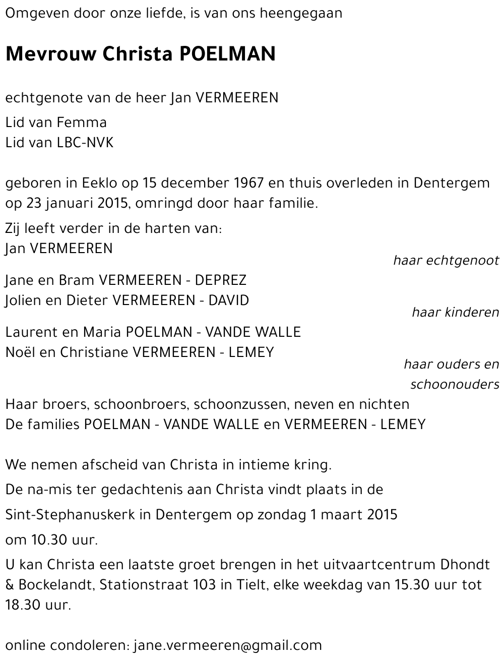 Christa Poelman