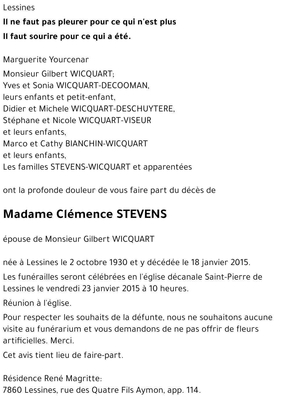 Clémence STEVENS