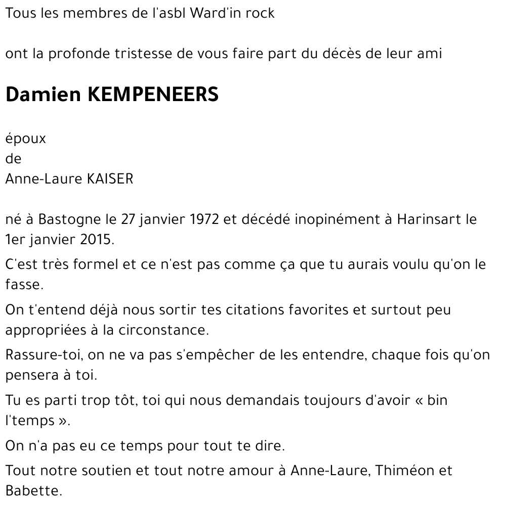 Damien KEMPENEERS