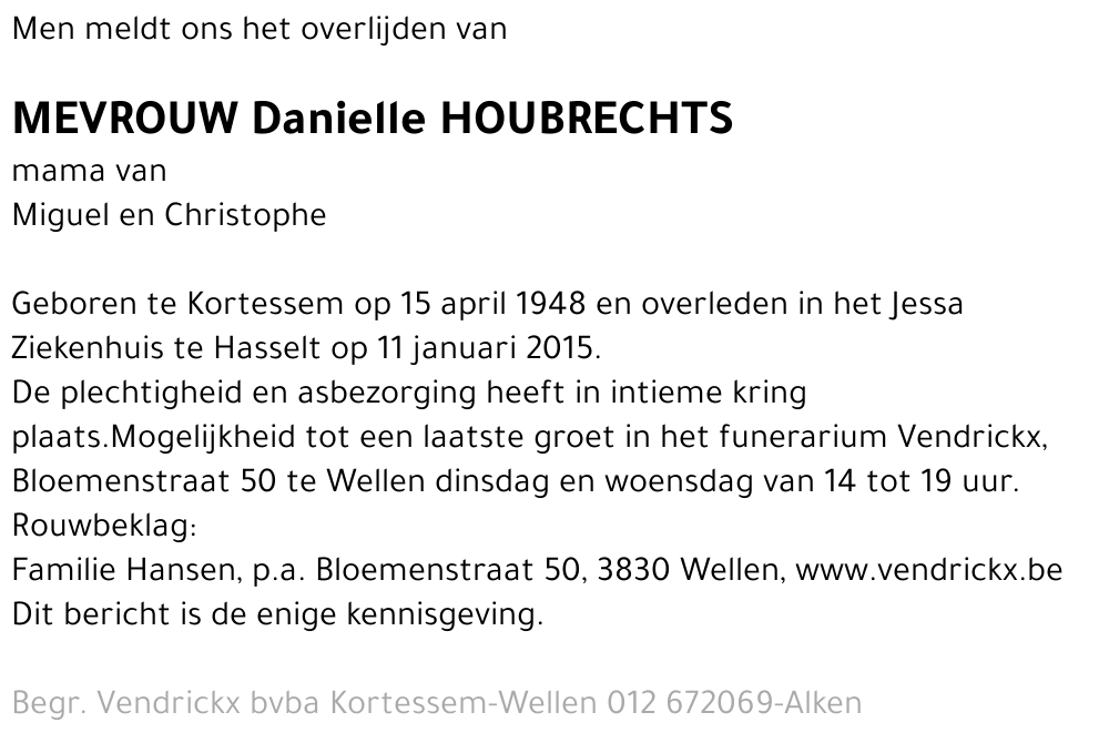 Danielle Houbrechts