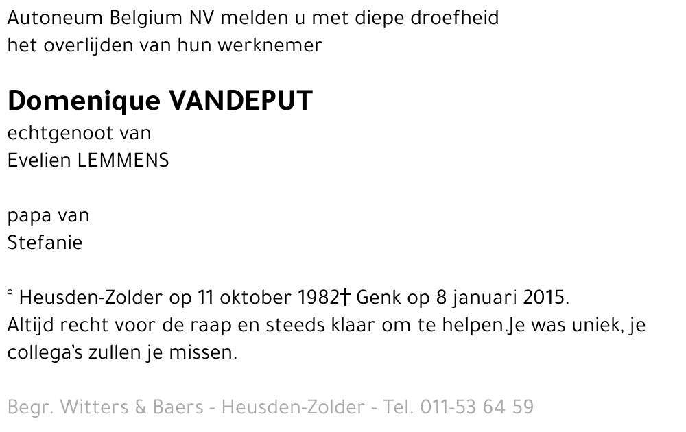 Domenique Vandeput