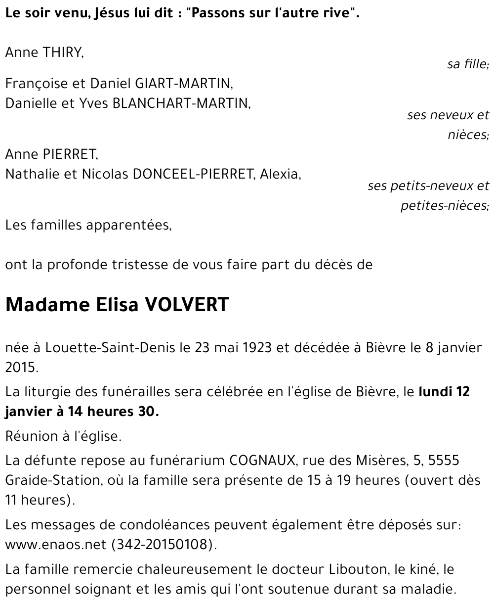 Elisa VOLVERT