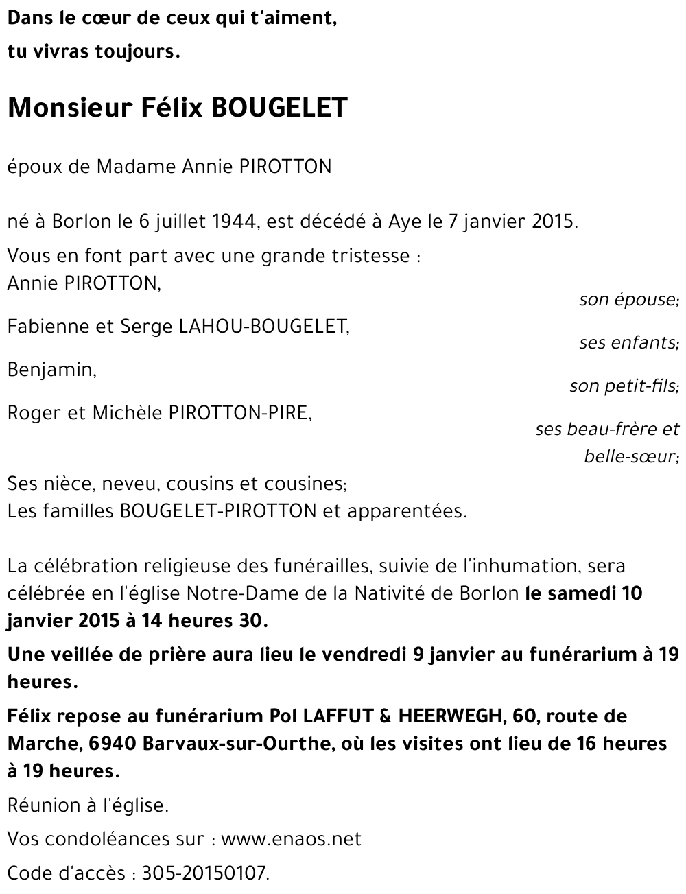 Félix BOUGELET