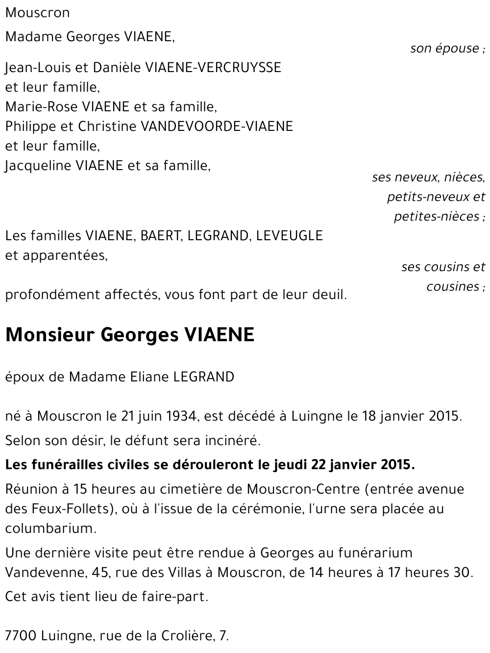 Georges VIAENE