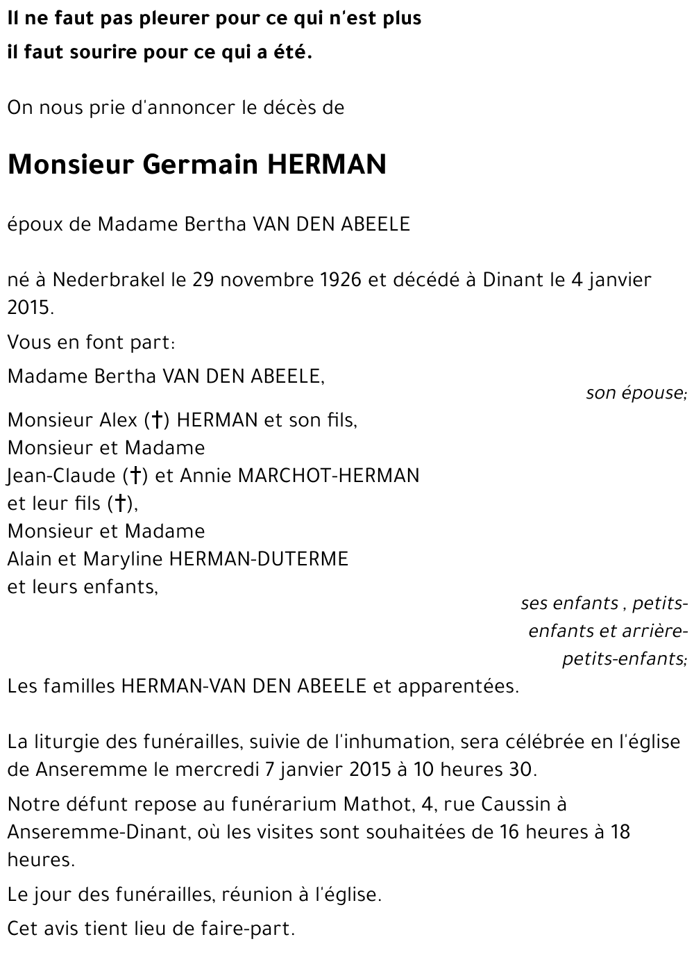 Germain HERMAN