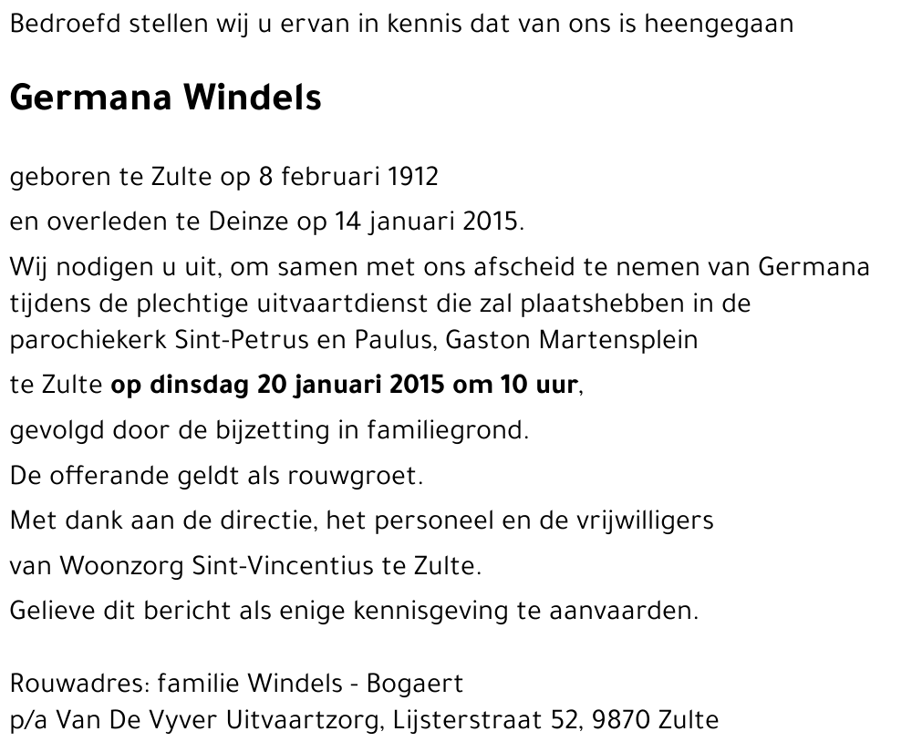 Germana Windels