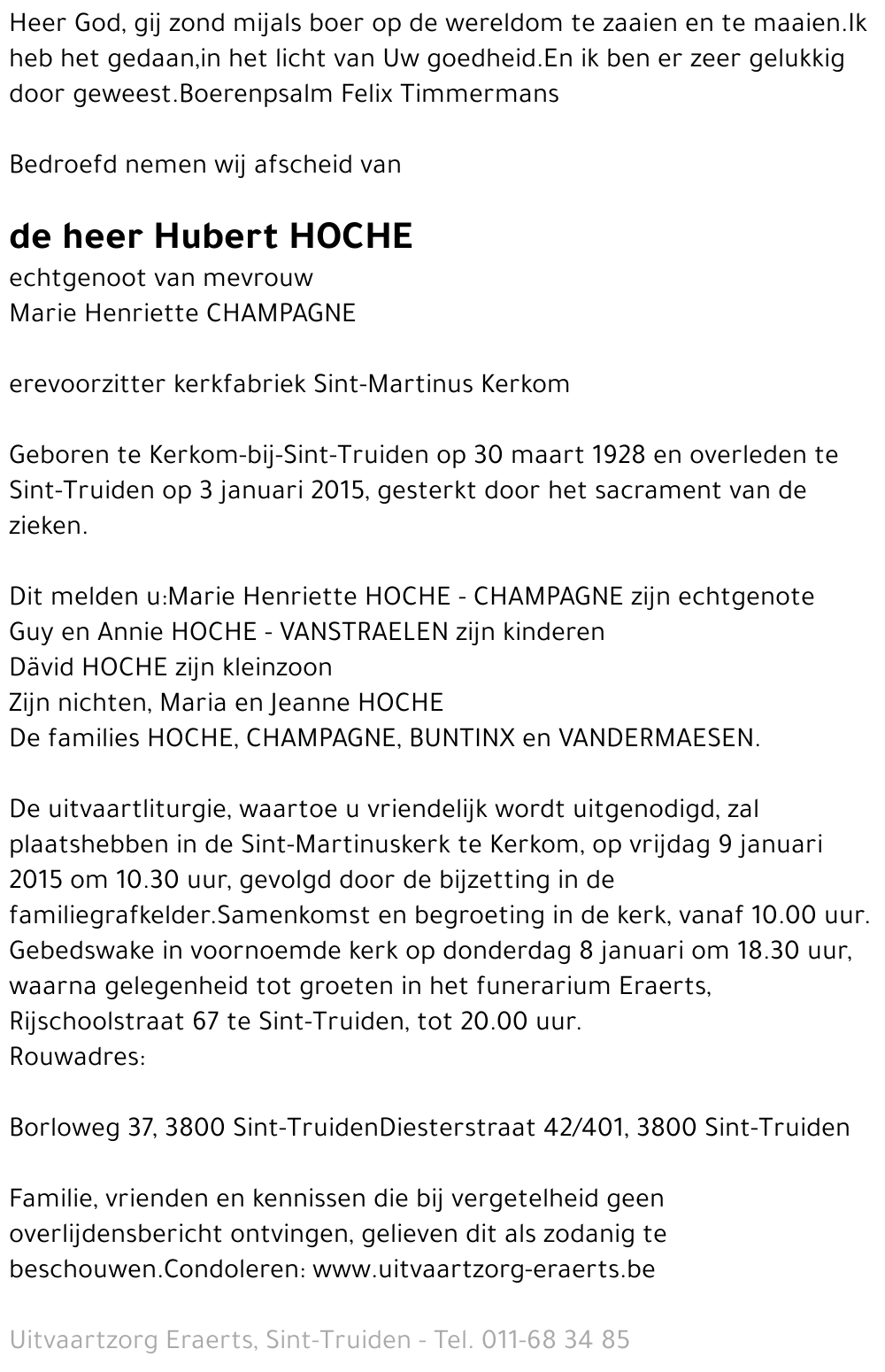 Hubert Hoche