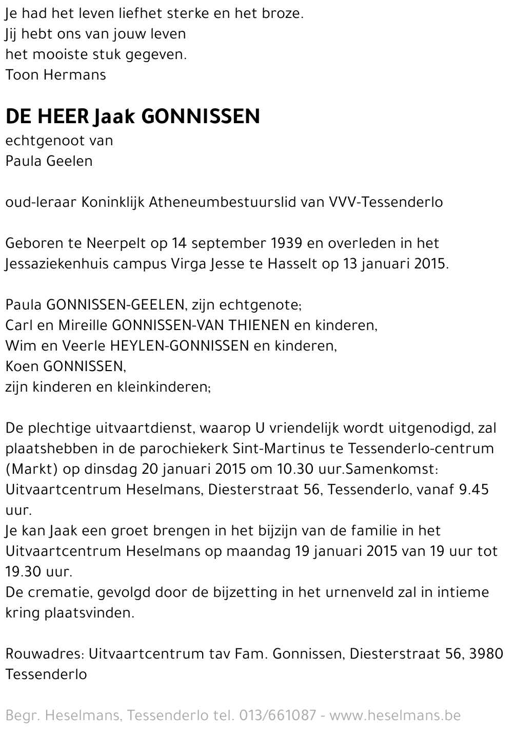 Jaak Gonnissen