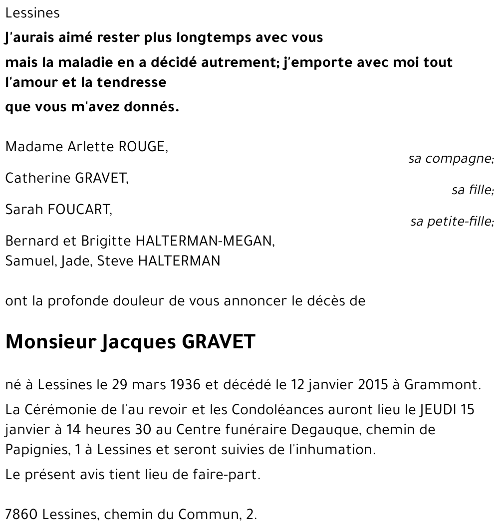 Jacques GRAVET