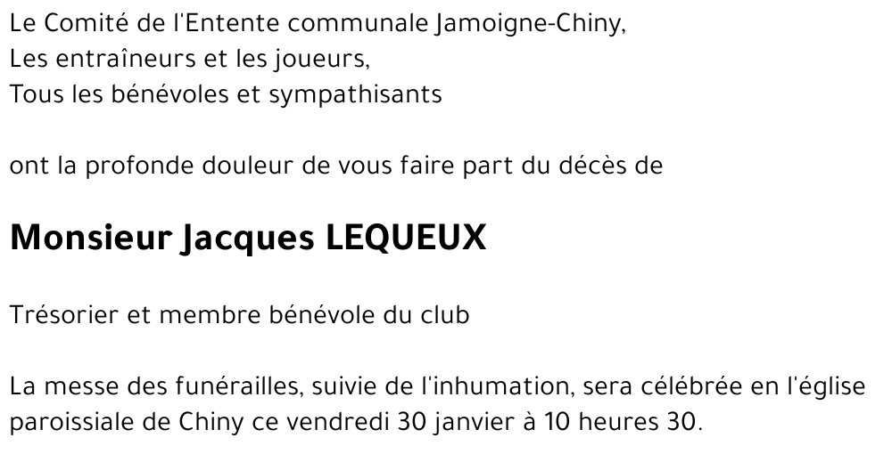 Jacques LEQUEUX