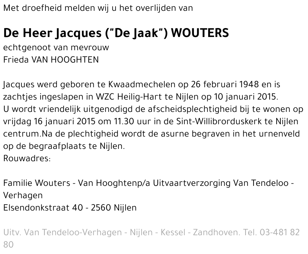 Jacques Wouters