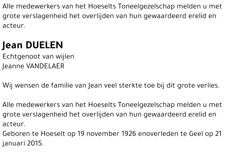 Jean DUELEN