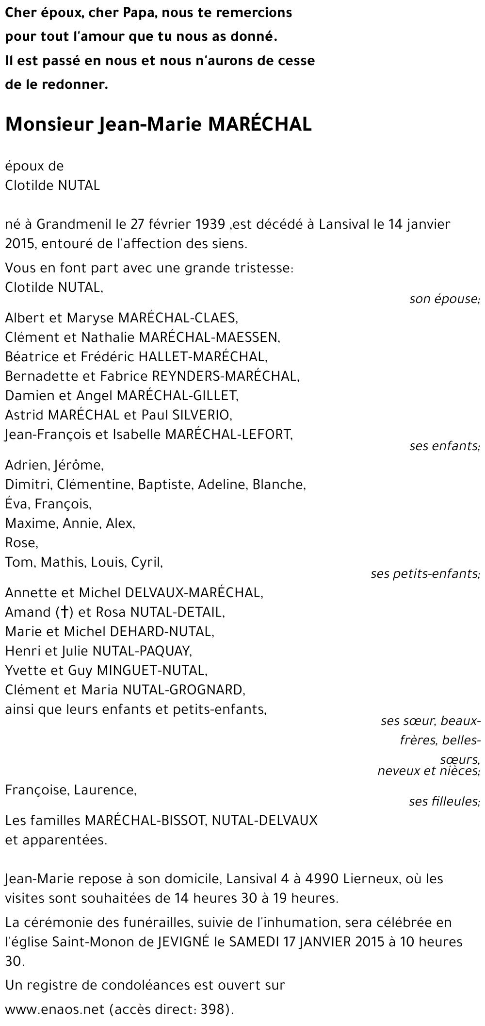 Jean-Marie MARÉCHAL