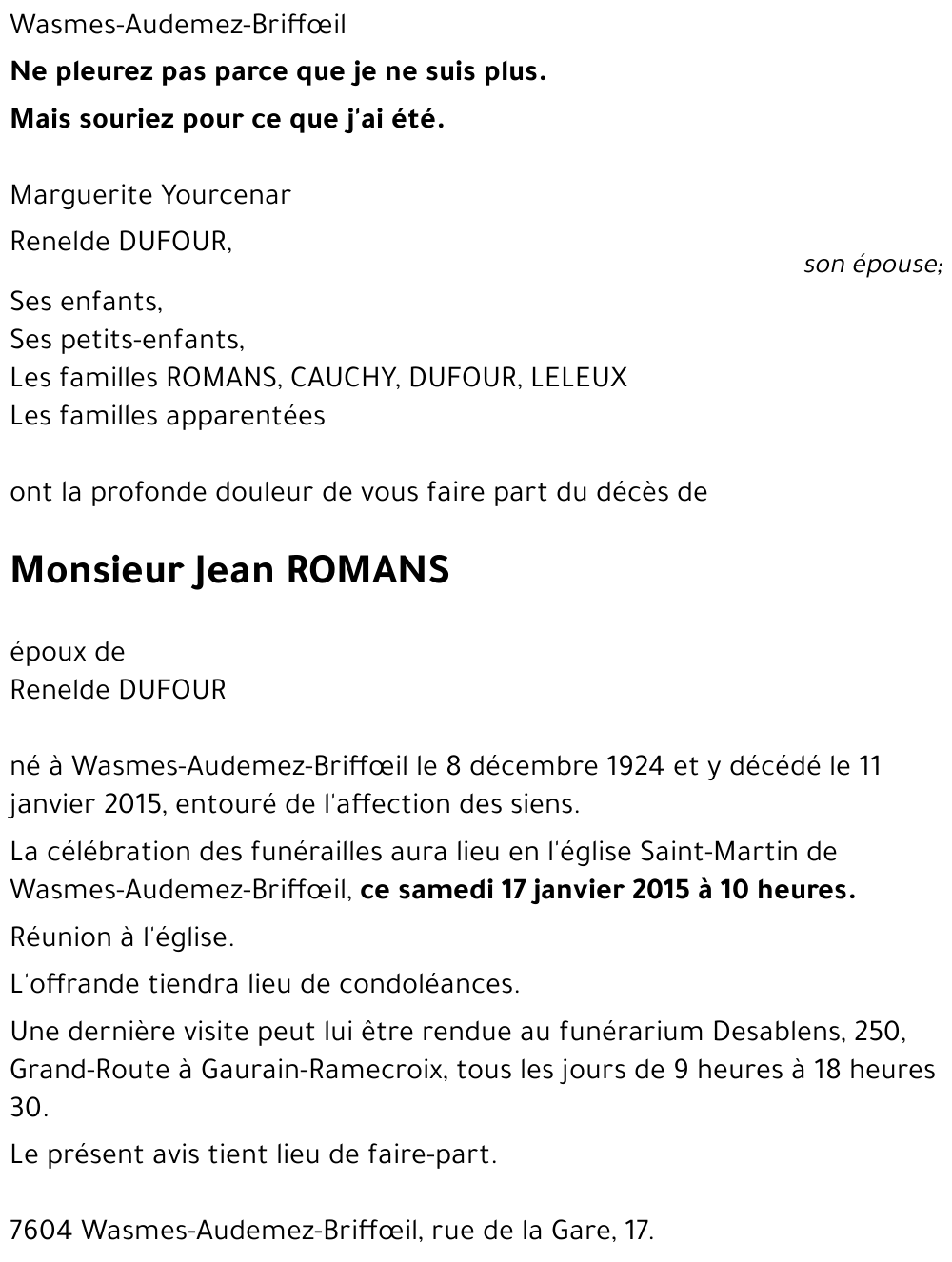 Jean ROMANS