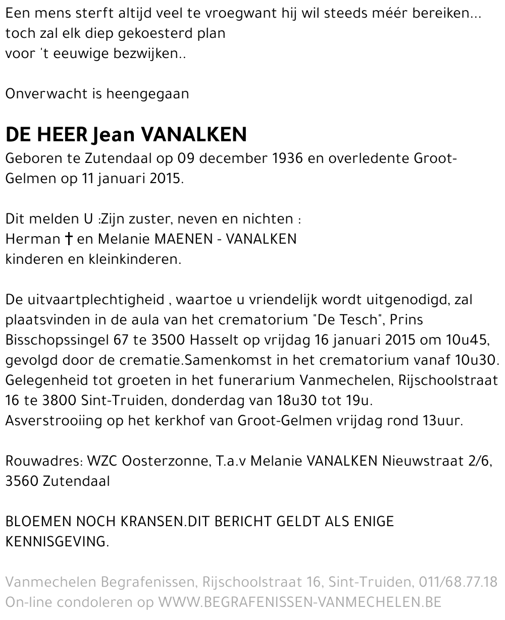 Joannes Jules Vanalken