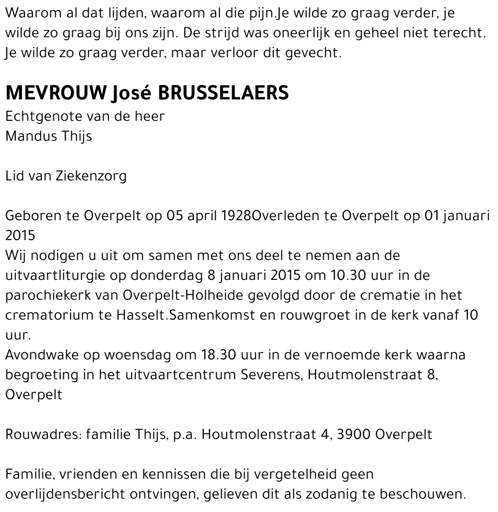 José Brusselaers