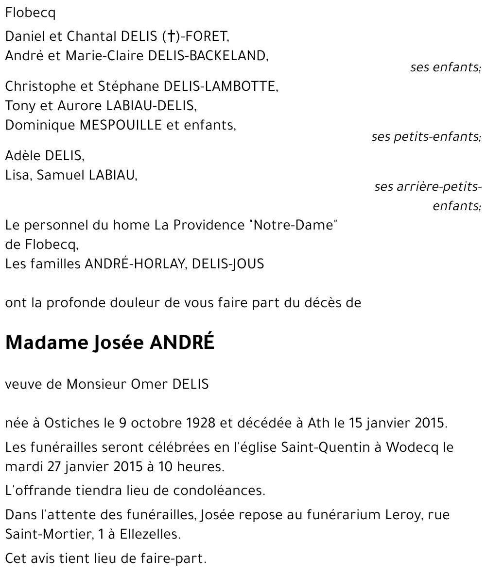 Josée ANDRé