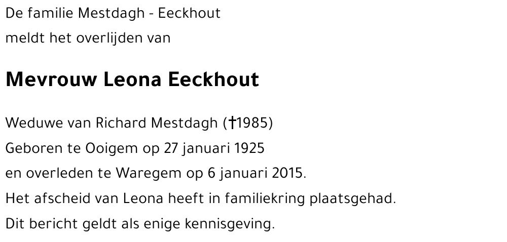 Leona Eeckhout