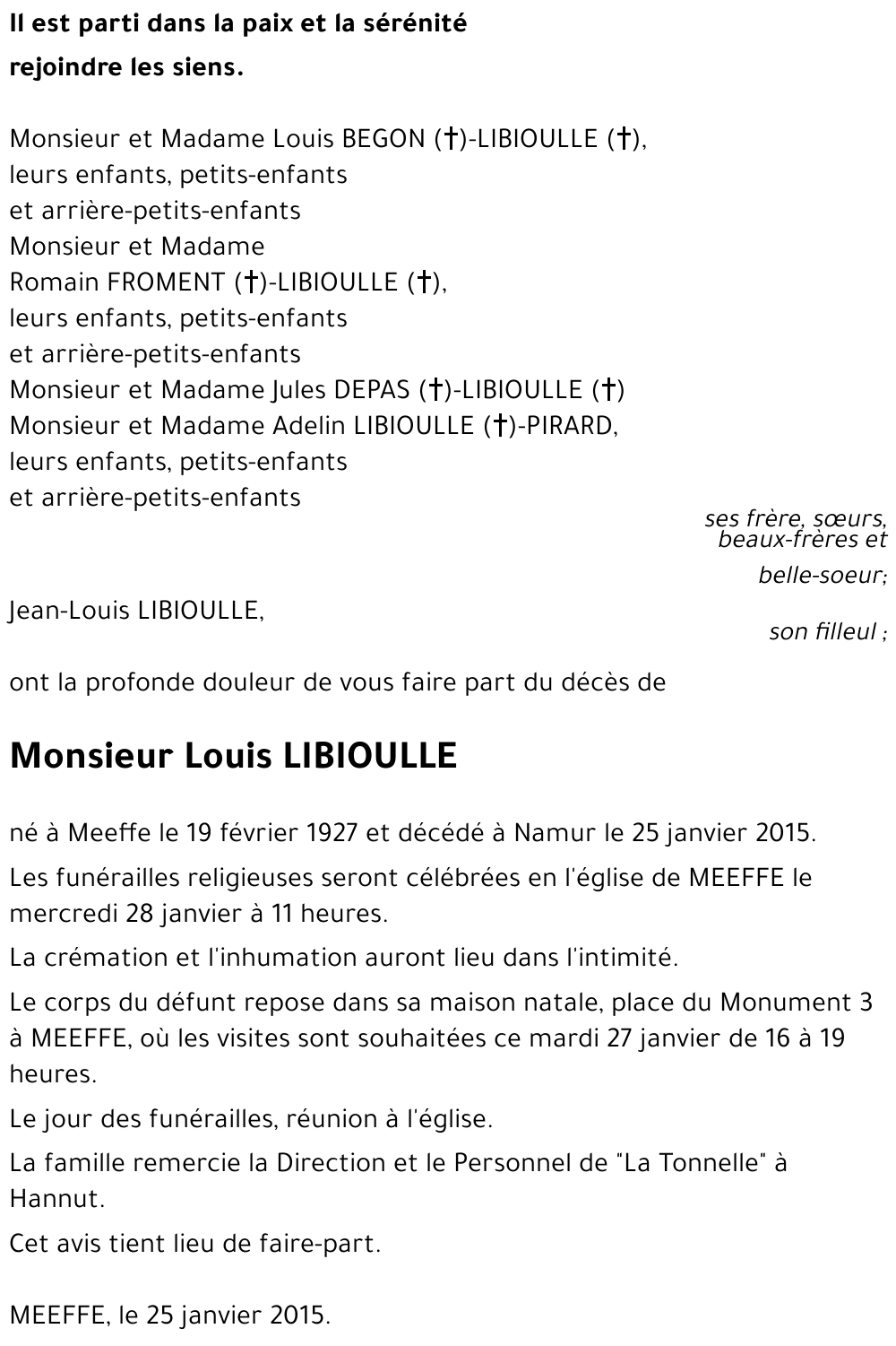 Louis LIBIOULLE