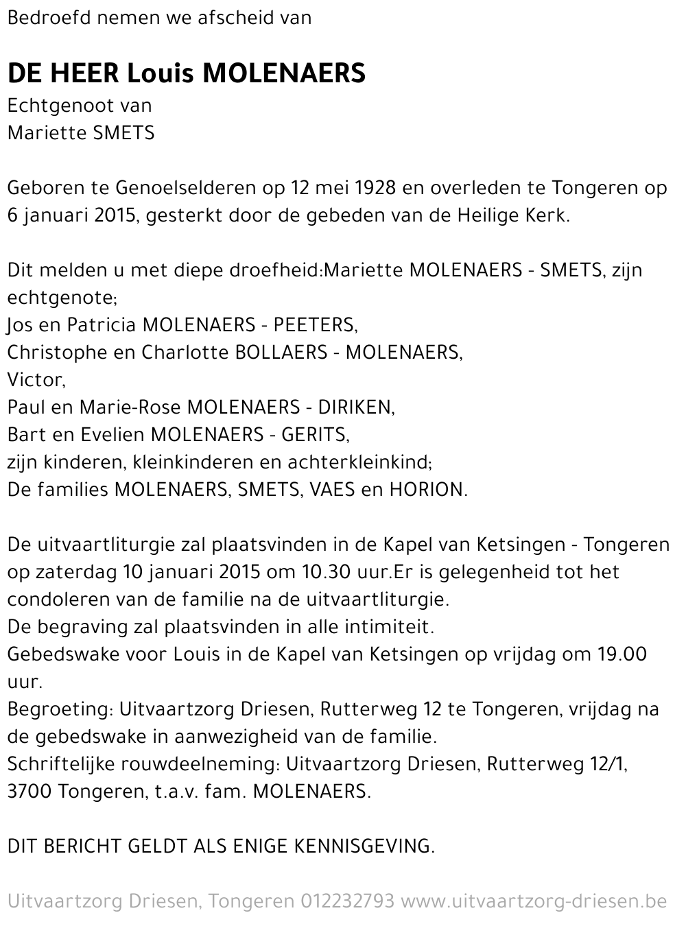 Louis Molenaers