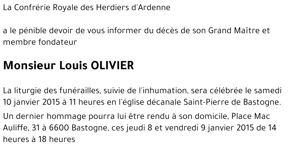 Louis OLIVIER