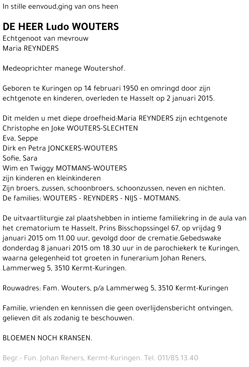 Ludo WOUTERS